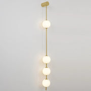 Refined Linea Orb Brass Wall Lamp