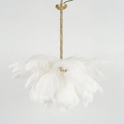 Modern Organic-Plume Luxe Chandelier