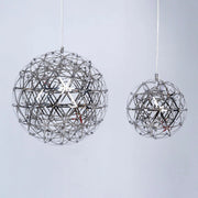 Elegant Stainless Luster Ball Pendant Light