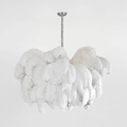 Modern Organic-Plume Luxe Chandelier