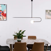 Conceptual Curve Glow Pendant Light