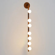 Modern Linear Brass Glass Wall Light