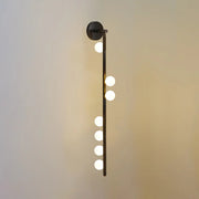 Modern Linear Brass Glass Wall Light