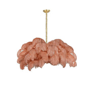 Modern Organic-Plume Luxe Chandelier