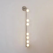 Modern Linear Brass Glass Wall Light