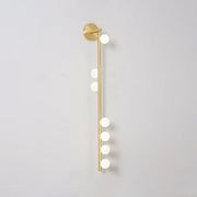 Modern Linear Brass Glass Wall Light