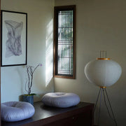 Oriental Round Paper Shade Lamp