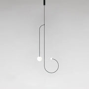 Conceptual Curve Glow Pendant Light