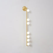 Modern Linear Brass Glass Wall Light