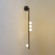Modern Linear Brass Glass Wall Light
