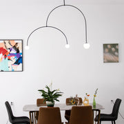 Conceptual Curve Glow Pendant Light