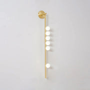 Modern Linear Brass Glass Wall Light
