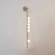 Modern Linear Brass Glass Wall Light