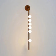 Modern Linear Brass Glass Wall Light
