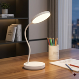Eye-Care Round Touch Table Lamp 5W Dimmable USB Charging 3 Color Temperature